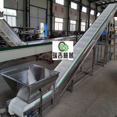 网带爬坡输送机